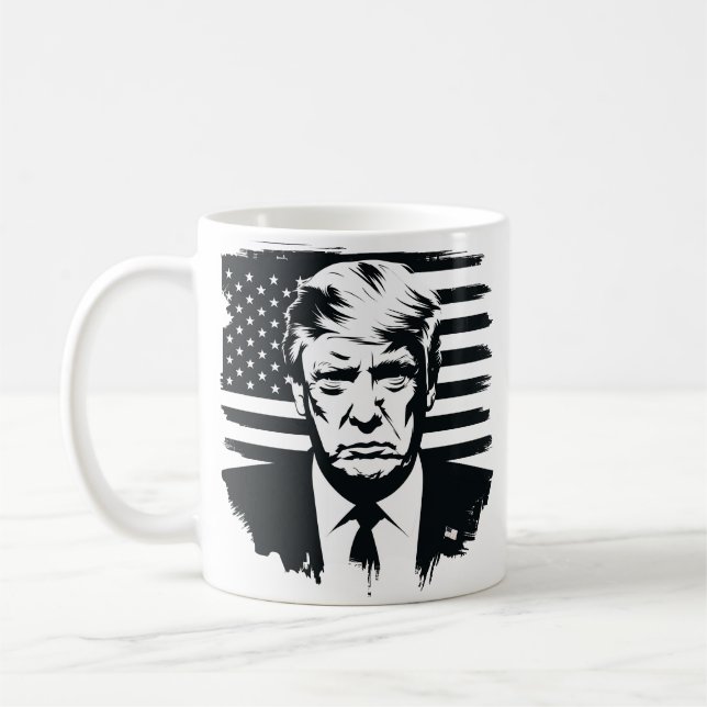 Taza De Café Donald Trump "El General" / "47" (Izquierda)
