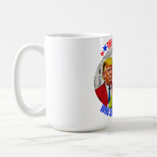 TAZA DE CAFÉ DONALD TRUMP - EL PRESIDENTE QUE SALVÓ NAVIDADES