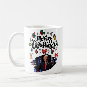 Taza De Café Donald Trump Feliz Navidad