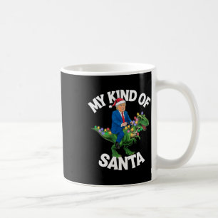 Taza De Café Donald Trump Feliz Navidad Dinosaurios Xmas T-rex
