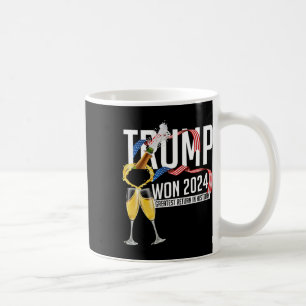 Taza De Café Donald Trump Ganó Inauguración de Elección 2024 Ho