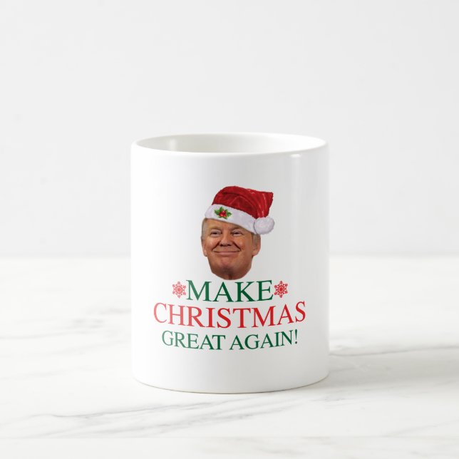 Taza De Café Donald Trump - haga el navidad grande otra vez (Centro)