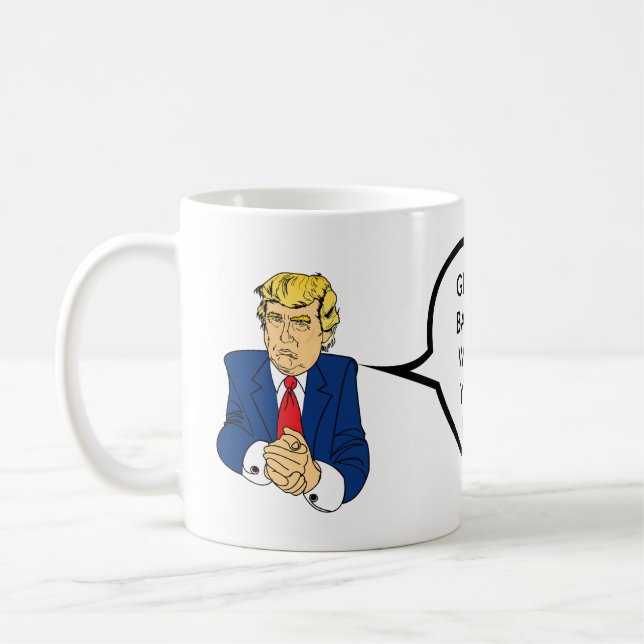 Taza De Café Donald Trump - le encienden (Izquierda)