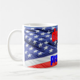 Taza De Café Donald Trump, mi presidente, elecciones 2016