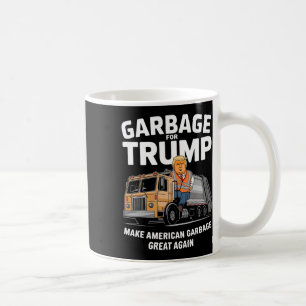 Taza De Café Donald Trump monta en camión de basura 2024