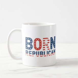 Taza De Café Donald Trump "nació republicano"