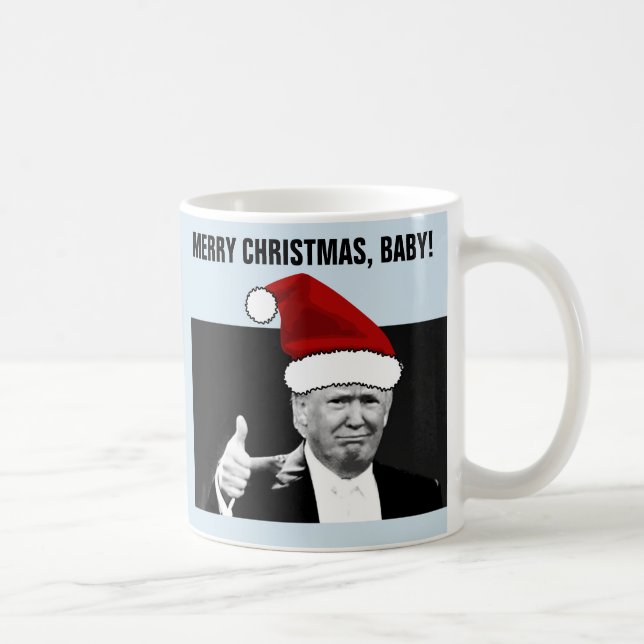 Taza De Café DONALD TRUMP NAVIDADES Coffee Mugs (Derecha)