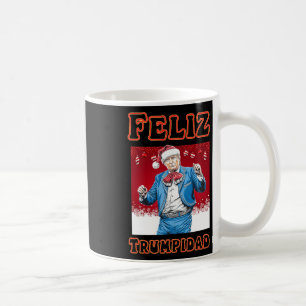 Taza De Café Donald Trump Navidades Feliz Trumpido