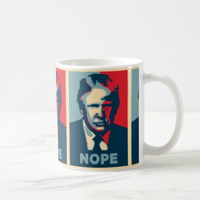 Taza De Café donald trump nope (Derecha)