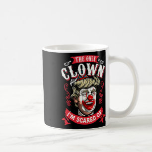 Taza De Café Donald Trump Payaso gracioso de camiseta se resist