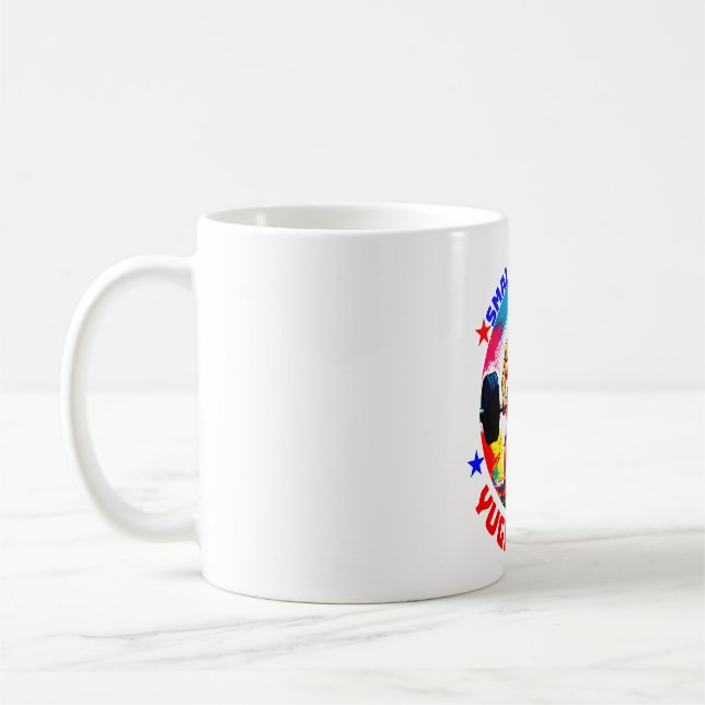 TAZA DE CAFÉ DONALD TRUMP- PEQUEÑAS VIDRIOS DE MANOS (Izquierda)
