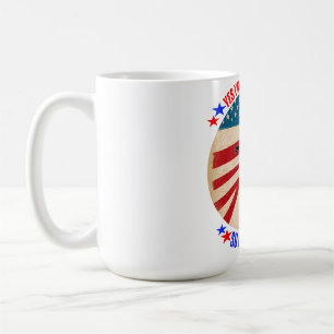 TAZA DE CAFÉ DONALD TRUMP- SÍ, SOY CHICA DE TRUMP
