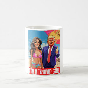 TAZA DE CAFÉ DONALD TRUMP - SOY CHICA DE TRUMP