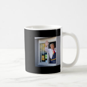 Taza De Café Donald Trump Trabaja En La Estación De Fry Y Sosti