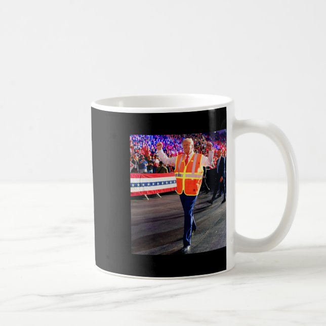 Taza De Café Donald Trump viaja en basura camiseta (Derecha)