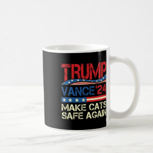 Taza De Café Donald Trump vuelve a hacer que los gatos estén se