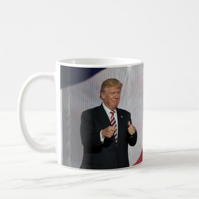 Taza De Café Donald Trump y peniques de Mike (Izquierda)
