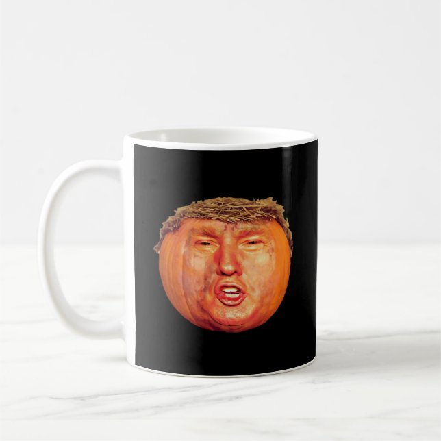 Taza De Café Donald Trumpkin Classic (Izquierda)