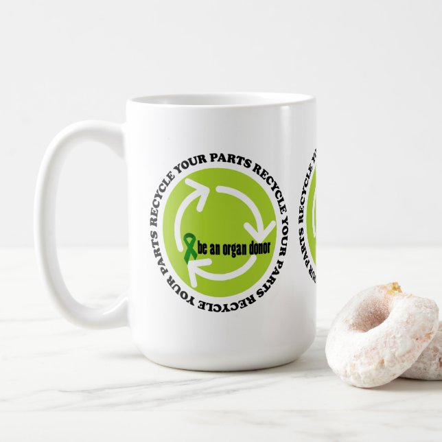 Taza De Café Donante de órganos Mug (Con donut)