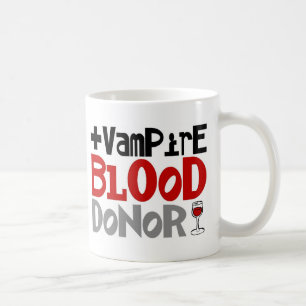 Taza De Café Donante de sangre del vampiro