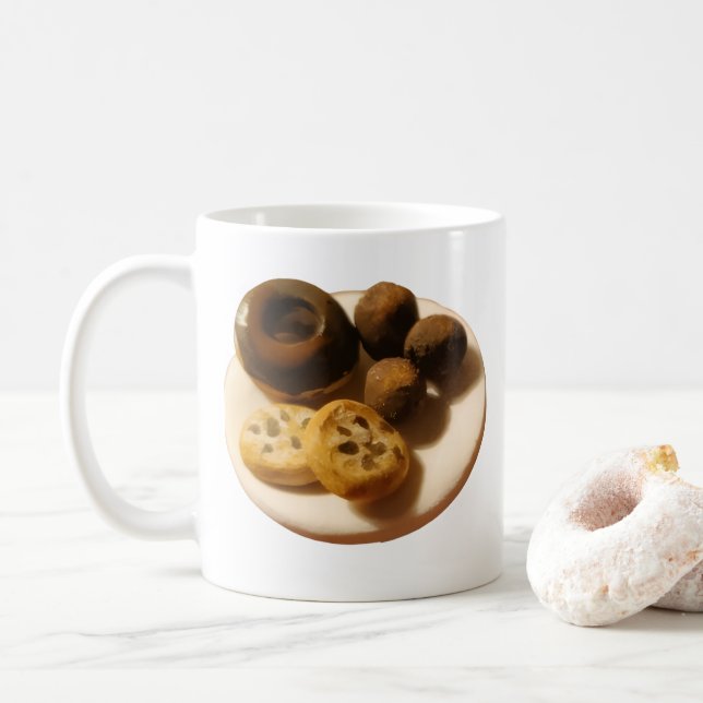 Taza De Café Donas y galletas  (Con donut)