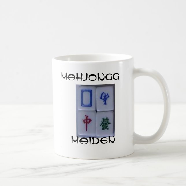 Taza De Café Doncella de Mahjongg (Derecha)