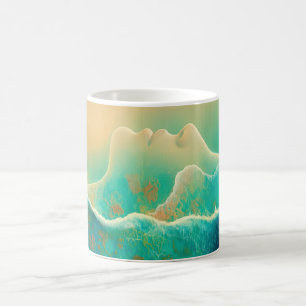 Taza De Café "Donde el océano se convierte en memoria" - Verde 