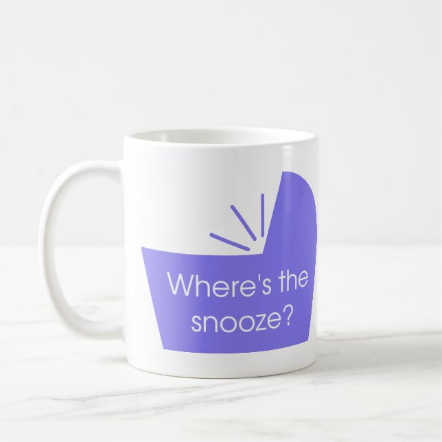 Taza De Café ¿Dónde está el botón Snooze? (Izquierda)