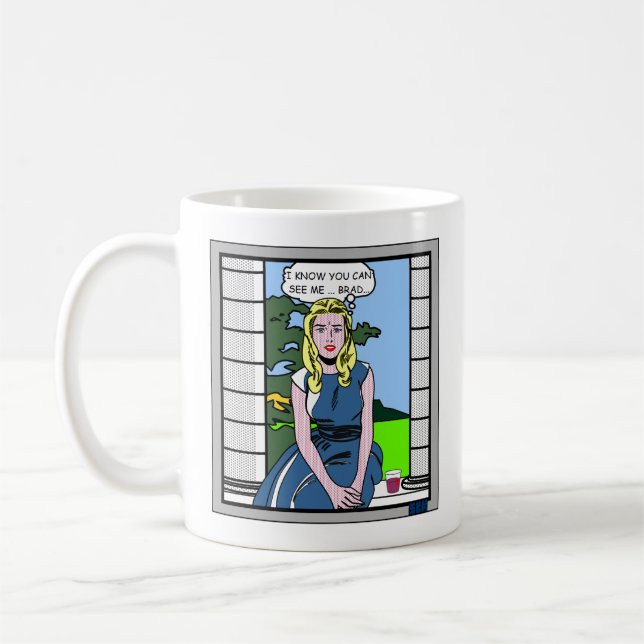 Taza De Café ¿Dónde está mi Cabeceo?  Queso Louise (Izquierda)