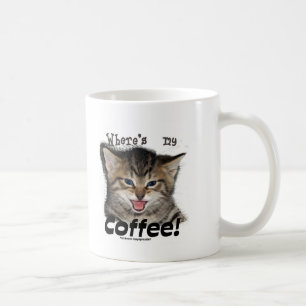 Taza De Café Donde está mi gato del café