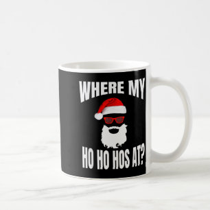 Taza De Café Dónde están mis zorras en Navidad - Santa Ho Ho Zo