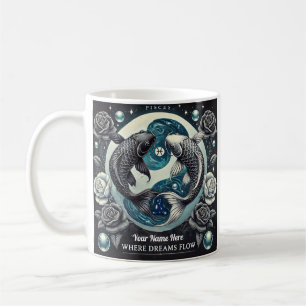 Taza De Café "Donde fluyen los sueños" Zodiac Mug
