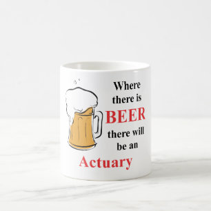 Taza De Café Donde hay cerveza - actuario