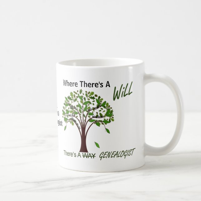 Taza De Café ¿Dónde hay un árbol genealógico testamento? (Derecha)