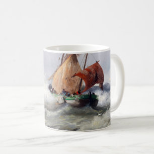 Taza De Café Donde la naturaleza reina: Tormenta la capa marina