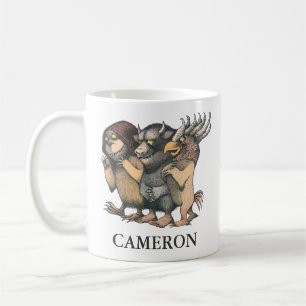 Taza De Café Donde las cosas salvajes Agrega tu nombre