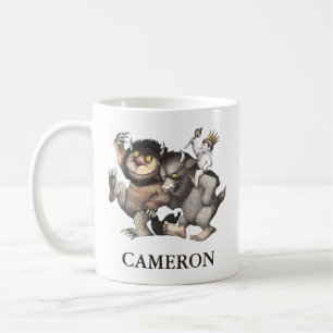 Taza De Café Donde las cosas salvajes Añade tu nombre