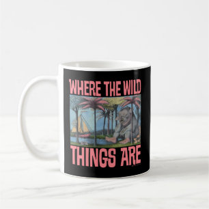 Taza De Café Donde Las Cosas Silvestres Están Cubiertas
