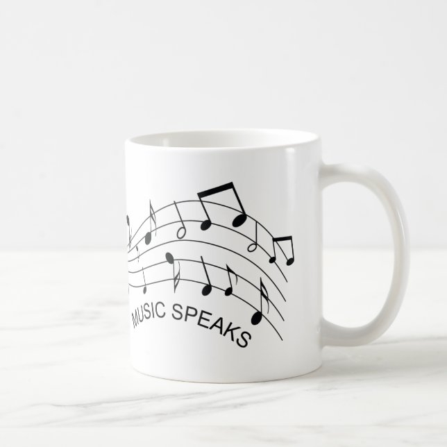Taza De Café Donde las palabras fracasan, la música habla (Derecha)