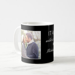Taza De Café Donde todo empezó foto de parejas personalizadas