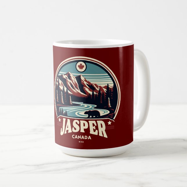 Taza De Café Dones de Alberta Canada en el Parque Nacional Jasp (Anverso derecho)