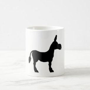Taza De Café Donkey Silhouette