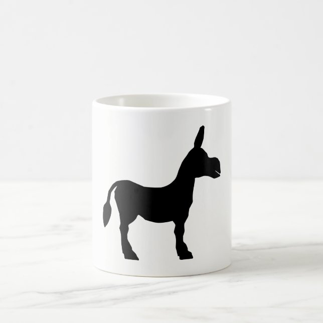 Taza De Café Donkey Silhouette (Centro)