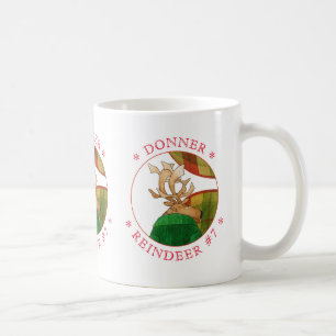 Taza De Café DONNER REINDEER White Mug