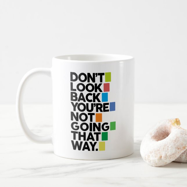 Taza De Café Don't look back (Con donut)