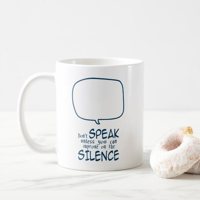 Taza De Café Don't Speak (Con donut)