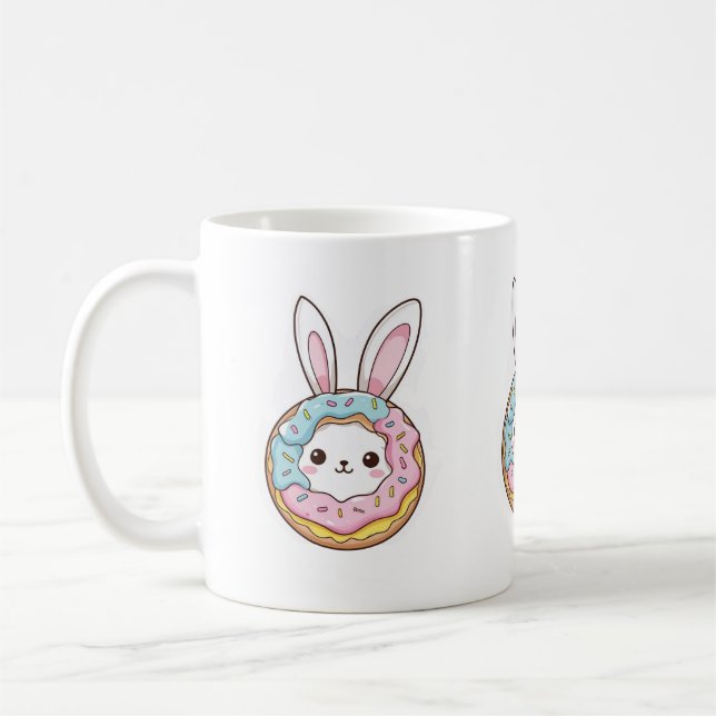 Taza De Café Donut Bunny mug (Izquierda)