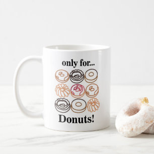 Taza De Café Donut Doughnut Sweet Funny