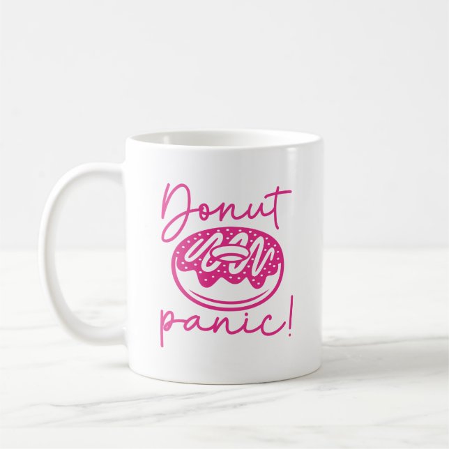 Taza De Café Donut Panic (Izquierda)