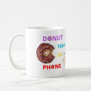 TAZA DE CAFÉ DONUT TOCA MI DIVERSIÓN TELEFÓNICA